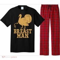 Breast Man Funny Turkey Thanksgiving Pajama Set thumb 0
