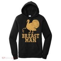 Breast Man Funny Turkey Thanksgiving Women's Hoodie thumb 0