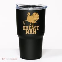 Breast Man Funny Turkey Thanksgiving Tumbler thumb 0