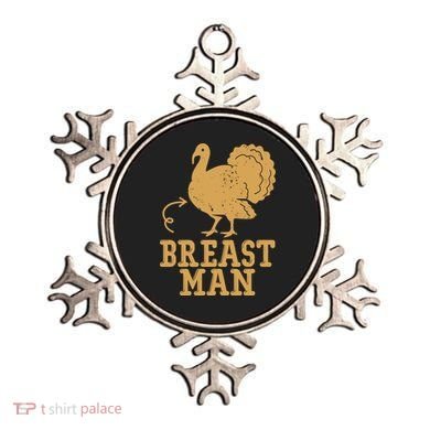 Breast Man Funny Turkey Thanksgiving Ornament