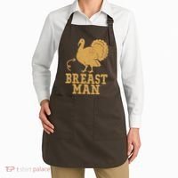 Breast Man Funny Turkey Thanksgiving Apron thumb 2