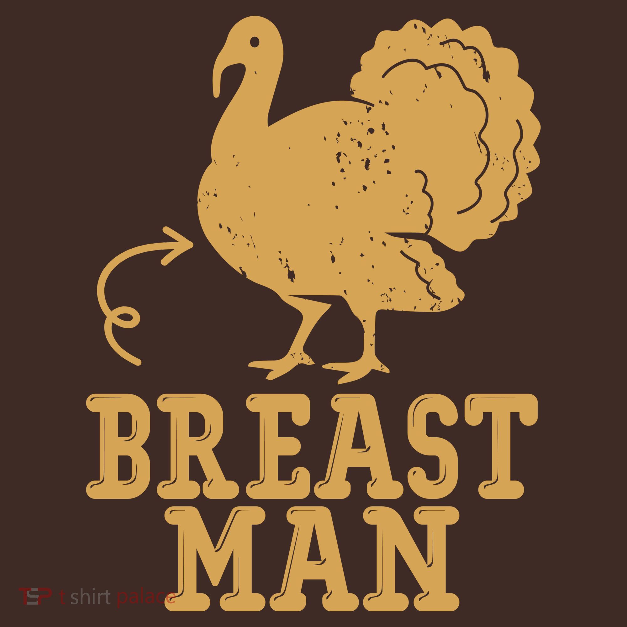 Breast Man Funny Turkey Thanksgiving Apron