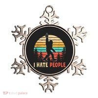 Bigfoot Middle Finger I Hate People Abduction Sasquatch Ornament thumb 0