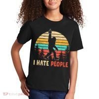 Bigfoot Middle Finger I Hate People Abduction Sasquatch Kids T-Shirt thumb 2