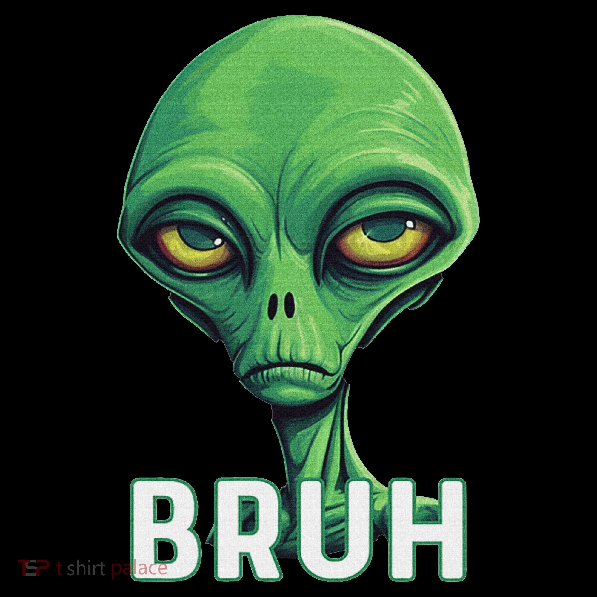 Bruh Meme Funny Saying Brother Greeting Ns Alien Women's Hoodie