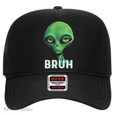 Bruh Meme Funny Saying Brother Greeting Ns Alien Hat
