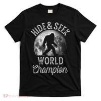 Bigfoot Moon Fantasy Hide And Seek World Champion Sasquatch T-Shirt thumb 0