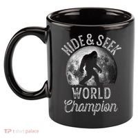 Bigfoot Moon Fantasy Hide And Seek World Champion Sasquatch 11oz C Handle Ceramic Mug thumb 2