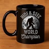 Bigfoot Moon Fantasy Hide And Seek World Champion Sasquatch 11oz C Handle Ceramic Mug thumb 4