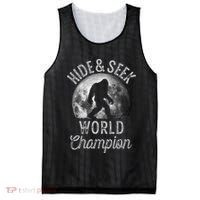 Bigfoot Moon Fantasy Hide And Seek World Champion Sasquatch Mesh Reversible Basketball Jersey Tank thumb 0