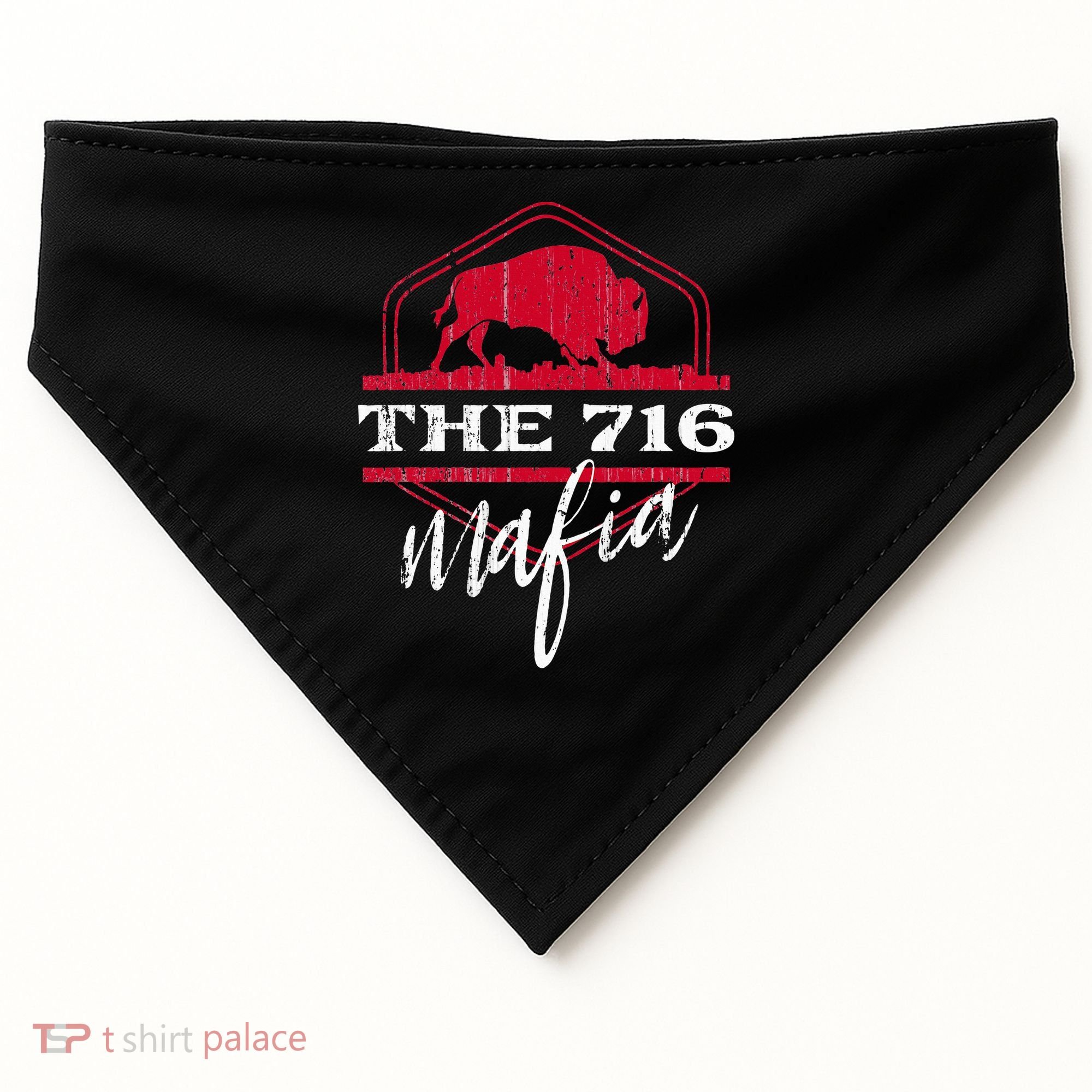 Buffalo Mafia For The 716 Area Code Buffalo Ny USA-Made Doggie Bandana