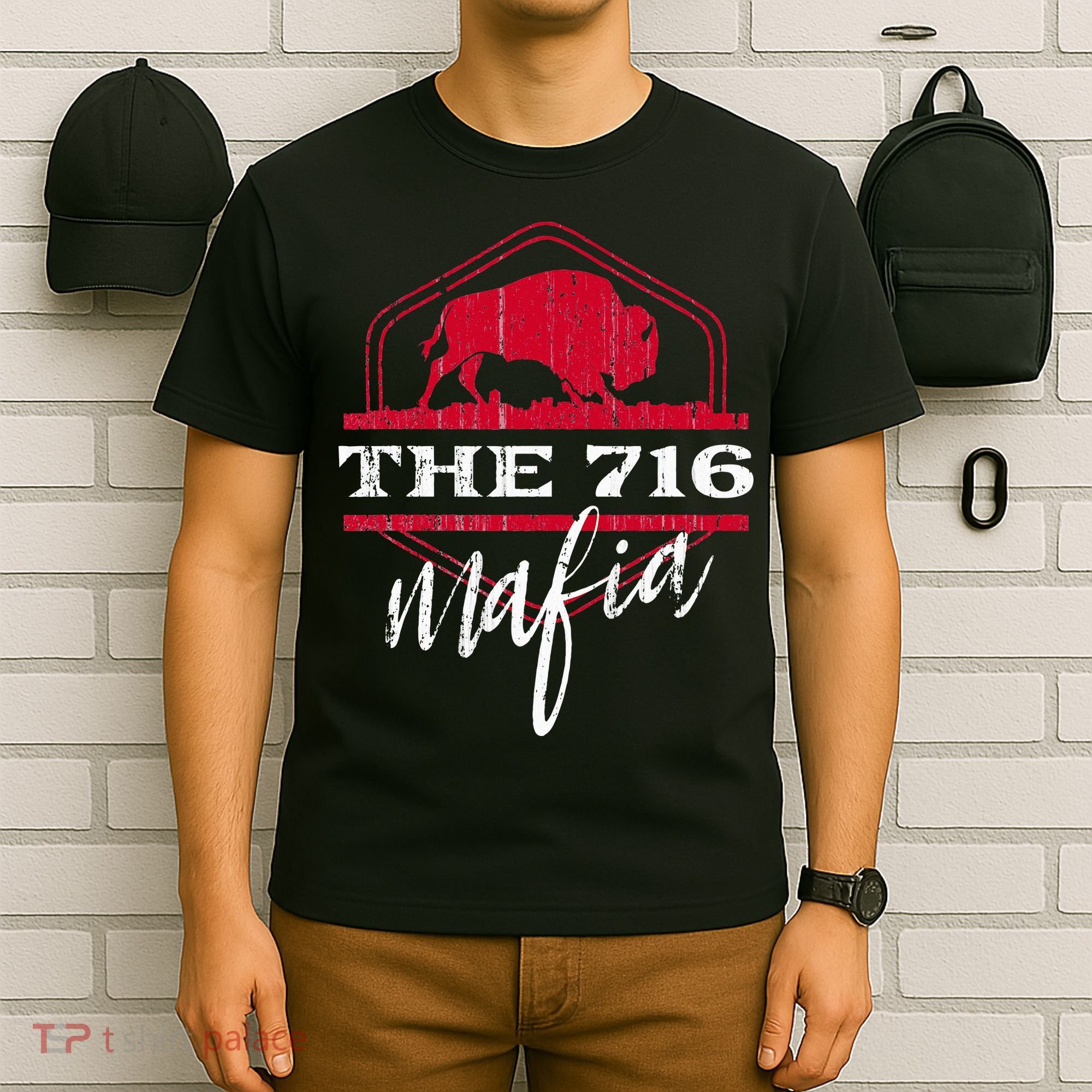 Buffalo Mafia For The 716 Area Code Buffalo Ny T-Shirt