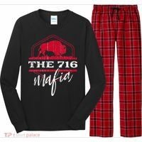 Buffalo Mafia For The 716 Area Code Buffalo Ny Long Sleeve Pajama Set thumb 0
