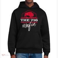 Buffalo Mafia For The 716 Area Code Buffalo Ny District V.I.T. Heavyweight Hoodie thumb 0