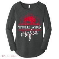 Buffalo Mafia For The 716 Area Code Buffalo Ny Women's Perfect Tri Tunic Long Sleeve Shirt thumb 0
