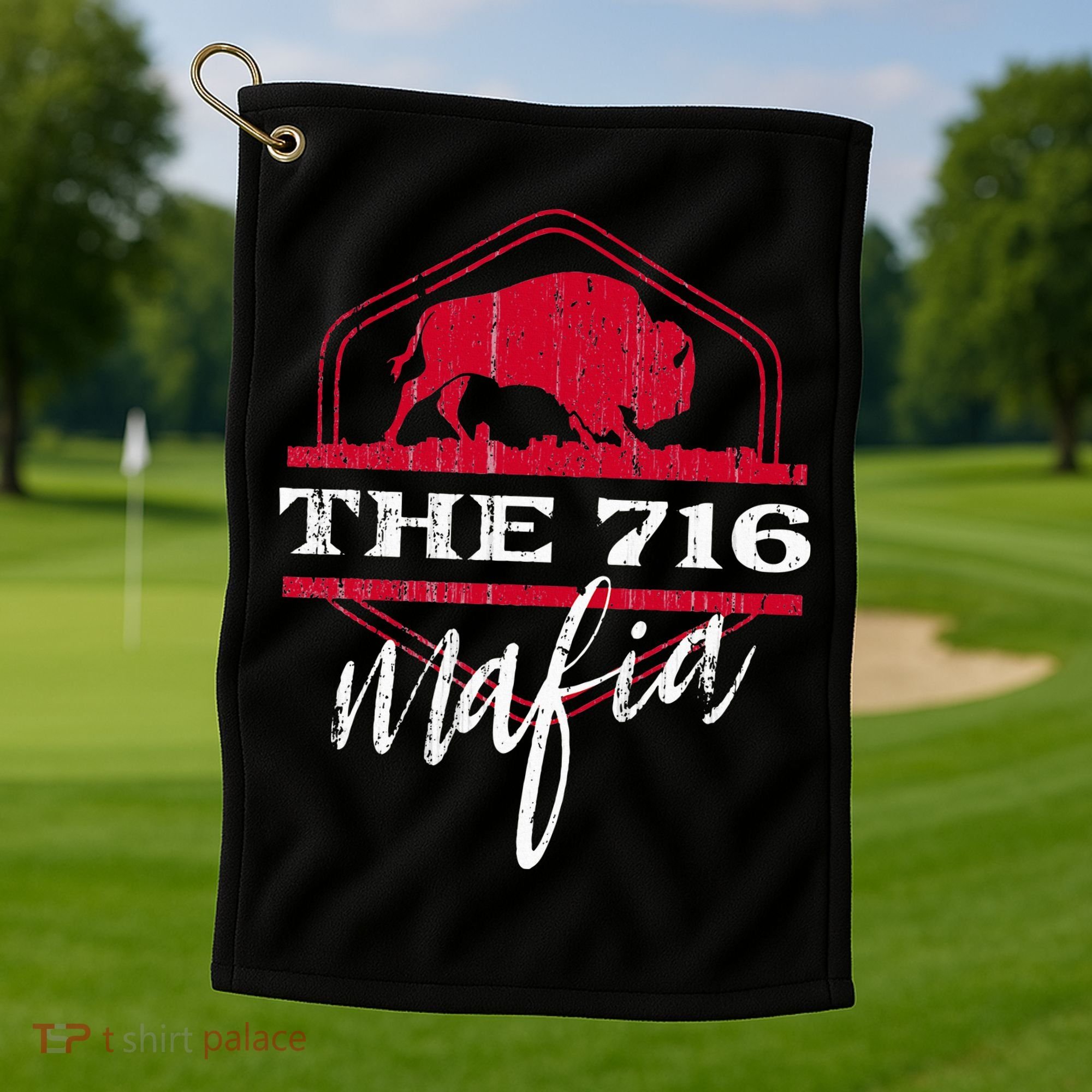 Buffalo Mafia For The 716 Area Code Buffalo Ny Golf Towel