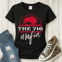 Buffalo Mafia For The 716 Area Code Buffalo Ny Women's T-Shirt thumb 3