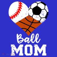 Ball Mom Funny Baseball Soccer Basketball Mom Gift Women's Tank Top thumb 5