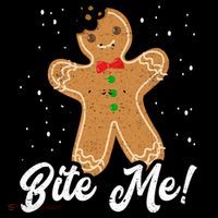 Bite Me Funny Gingerbread Christmas Holiday Cookie Meaningful Gift Coffee Mug thumb 5
