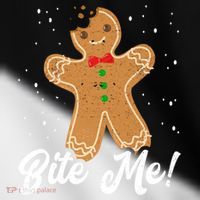Bite Me Funny Gingerbread Christmas Holiday Cookie Meaningful Gift Toddler Fine Jersey T-Shirt thumb 2