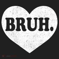 Bruh Meme Funny Saying Funny Retro Valentine Beanie thumb 2
