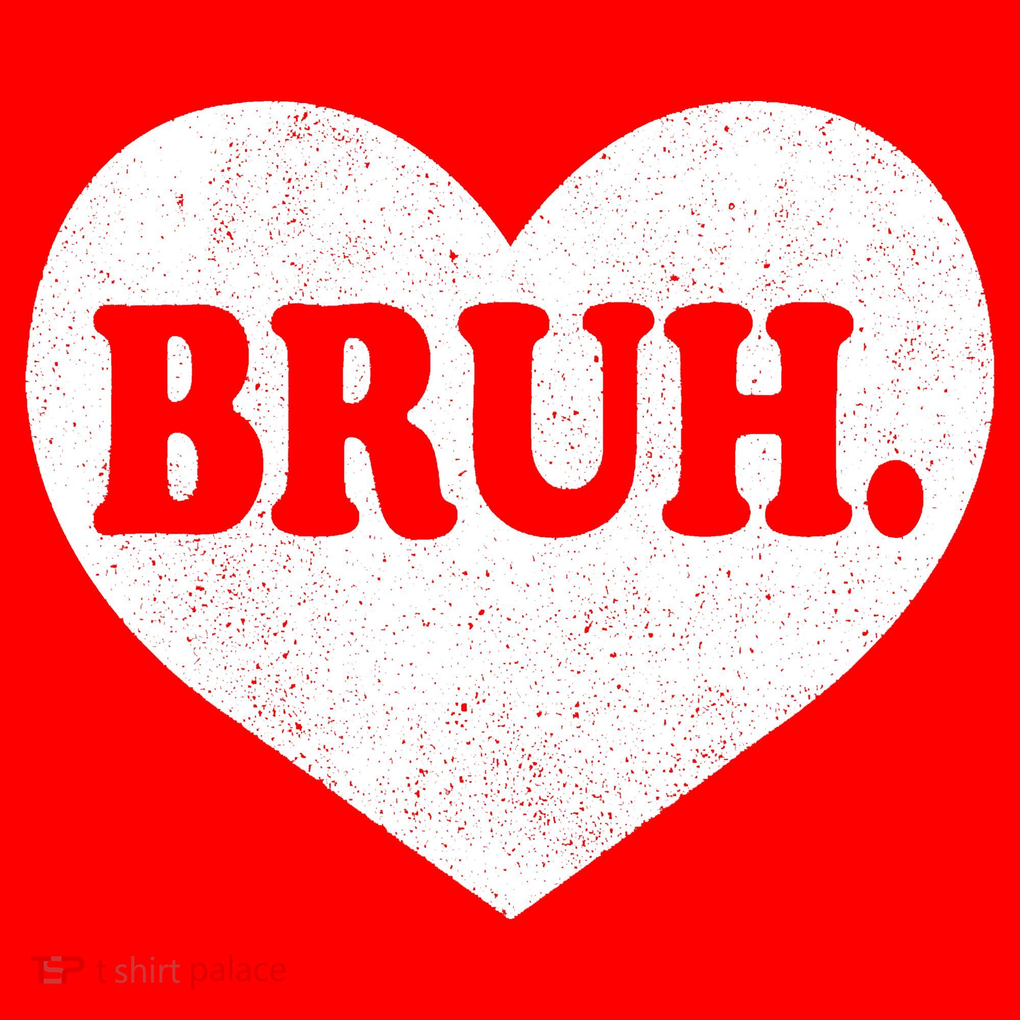 Bruh Meme Funny Saying Funny Retro Valentine Coaster