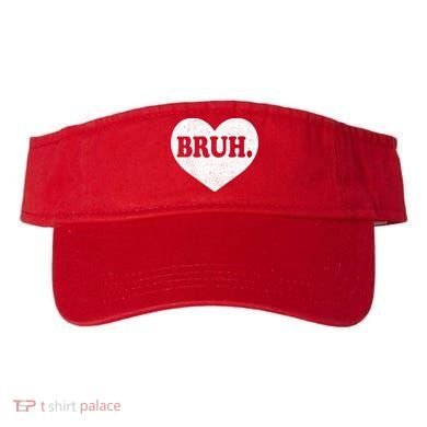 Bruh Meme Funny Saying Funny Retro Valentine Visor