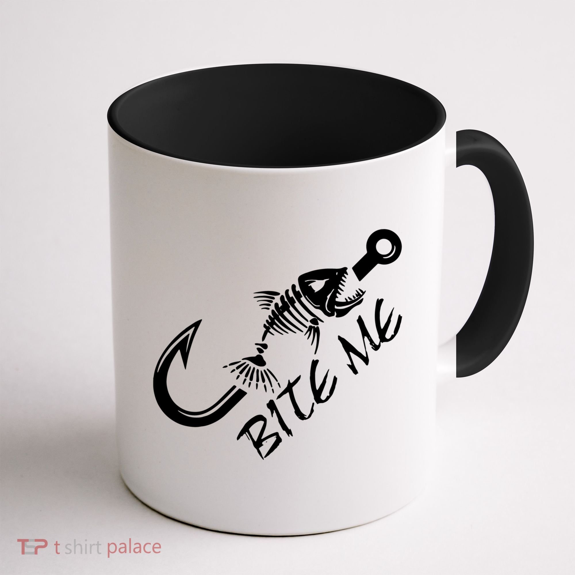 Bite Me Fishing Cool Gift Coffee Mug