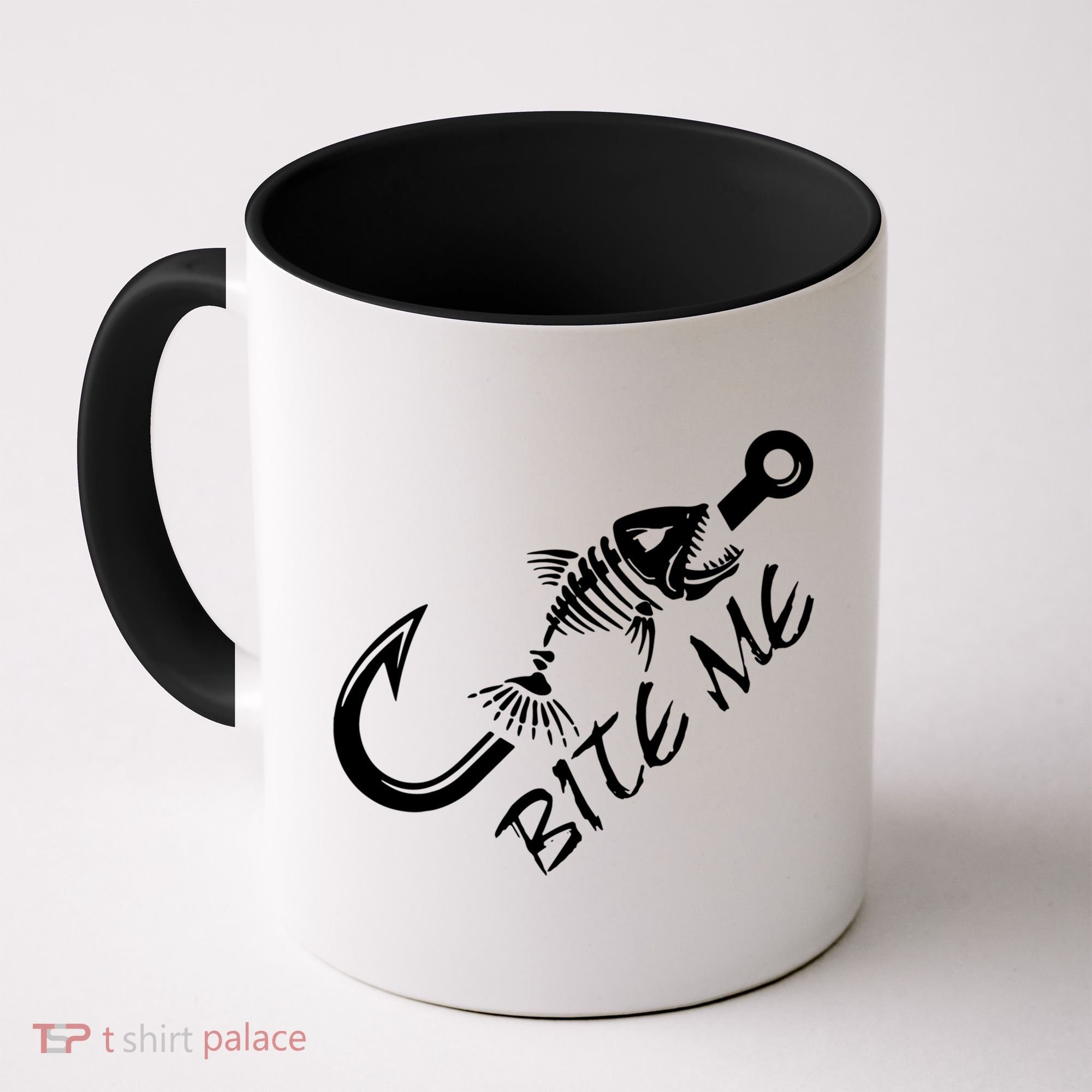 Bite Me Fishing Cool Gift Coffee Mug