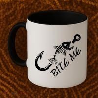 Bite Me Fishing Cool Gift Coffee Mug thumb 2