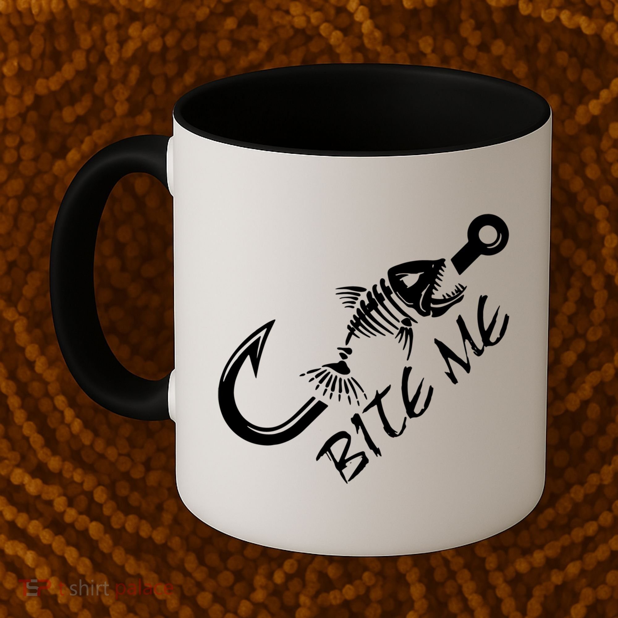 Bite Me Fishing Cool Gift Coffee Mug
