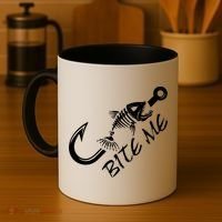 Bite Me Fishing Cool Gift Coffee Mug thumb 4