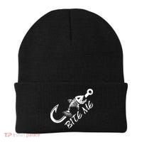 Bite Me Fishing Cool Gift Beanie thumb 0