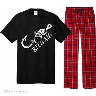 Bite Me Fishing Cool Gift Pajama Set