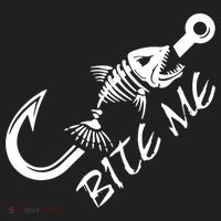 Bite Me Fishing Cool Gift Hat thumb 2