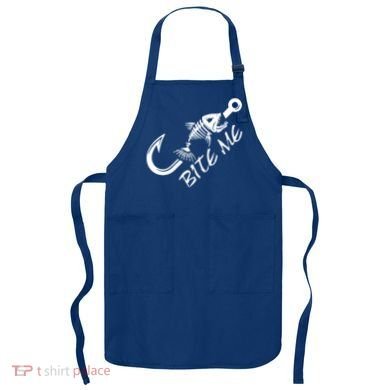 Bite Me Fishing Cool Gift Apron