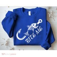Bite Me Fishing Cool Gift Sweatshirt thumb 2