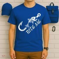 Bite Me Fishing Cool Gift T-Shirt thumb 6