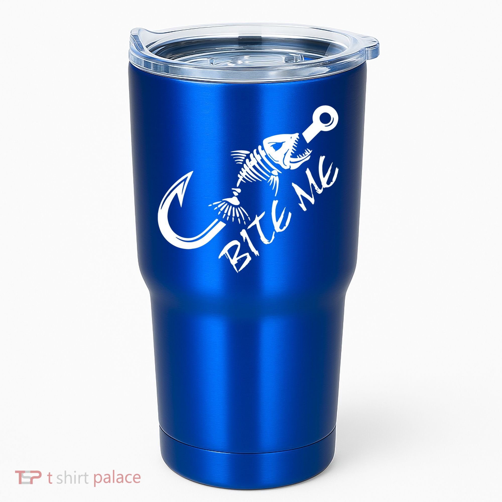 Bite Me Fishing Cool Gift Tumbler