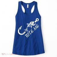 Bite Me Fishing Cool Gift Women's Tank Top thumb 0