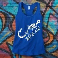 Bite Me Fishing Cool Gift Women's Tank Top thumb 3