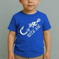Bite Me Fishing Cool Gift Toddler T-Shirt thumb 2