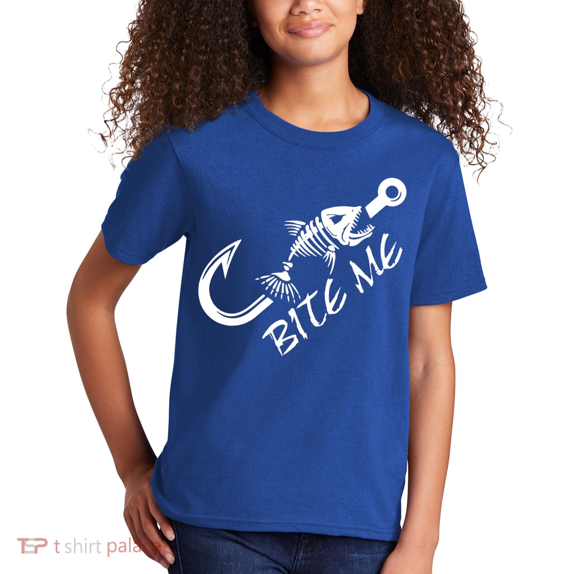 Bite Me Fishing Cool Gift Kids T-Shirt