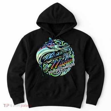 Blue Marlins Fishing Charter Hoodie