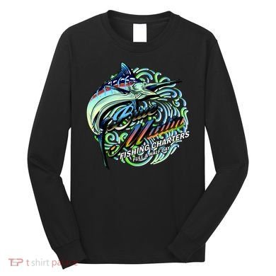 Blue Marlins Fishing Charter Long Sleeve Shirt