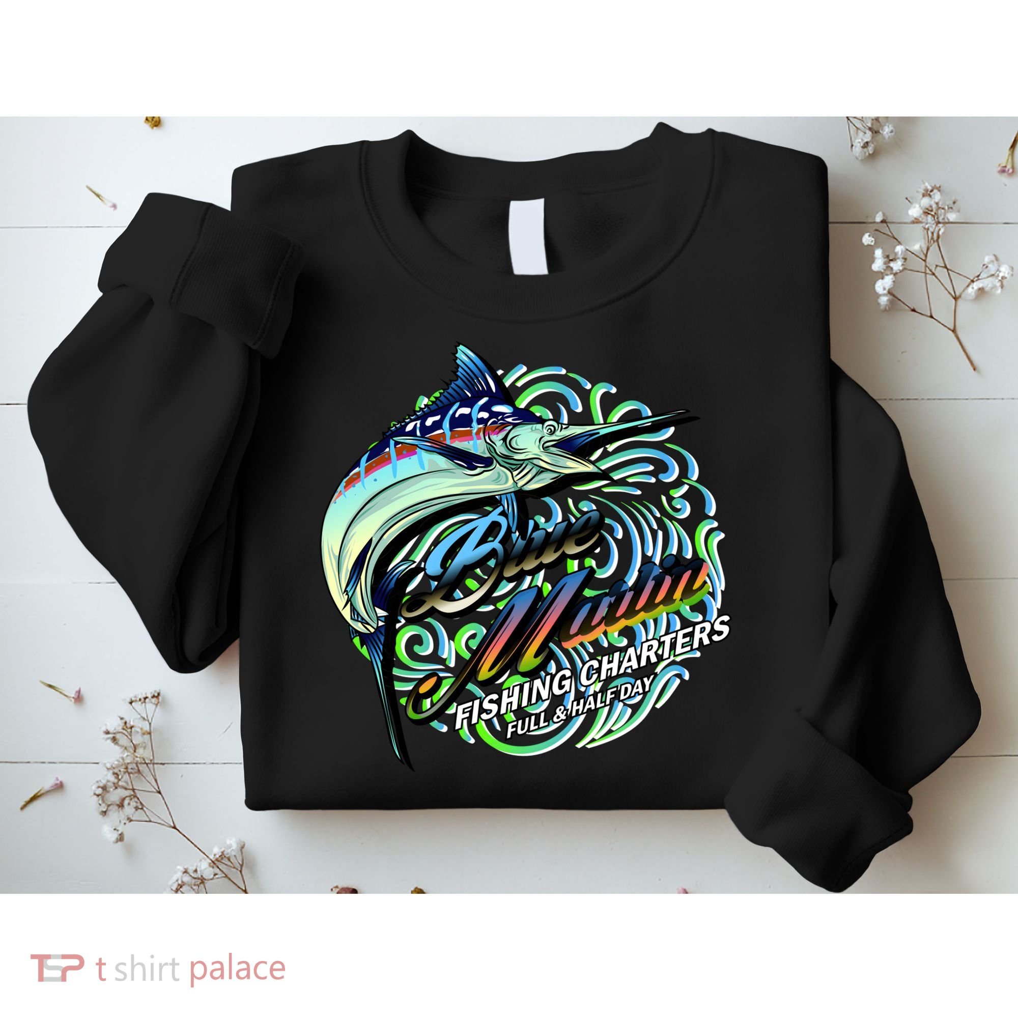 Blue Marlins Fishing Charter Sweatshirt