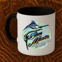Blue Marlins Fishing Charter Coffee Mug thumb 2