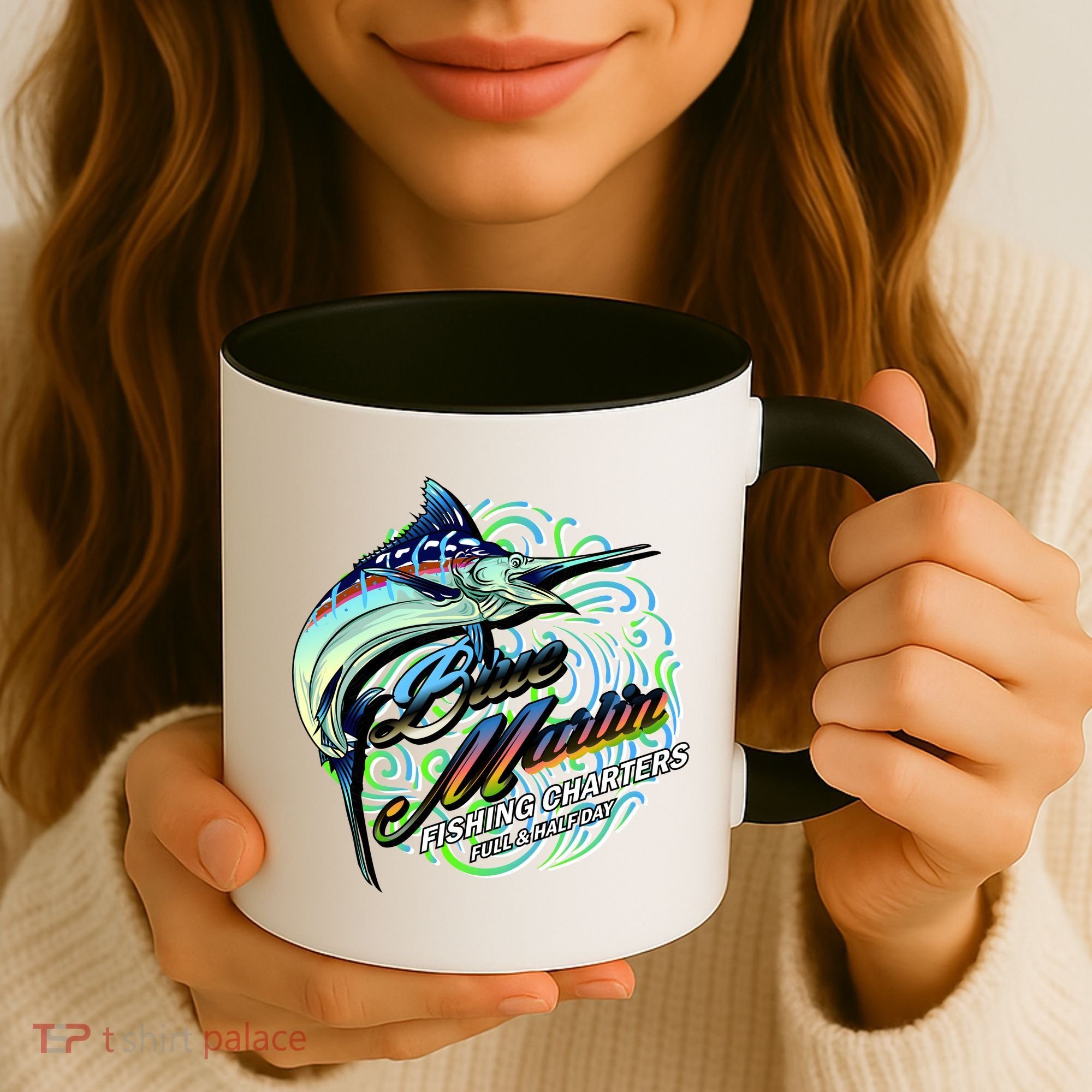Blue Marlins Fishing Charter Coffee Mug