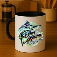 Blue Marlins Fishing Charter Coffee Mug thumb 4