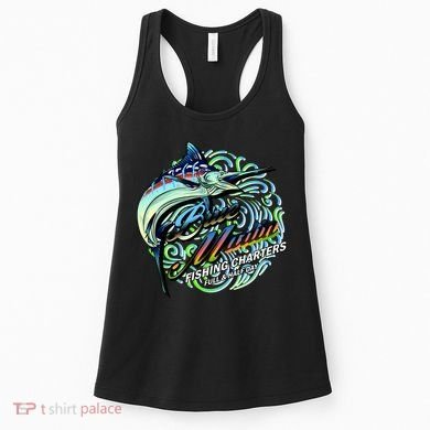 Blue Marlins Fishing Charter Women's Tank Top